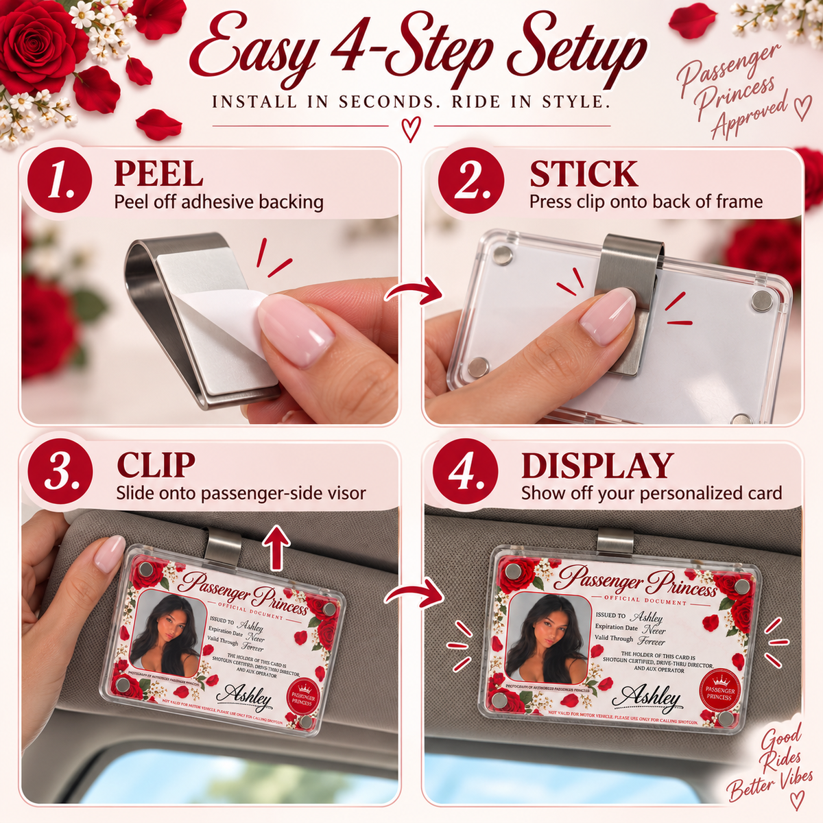 Personalized Passenger Princess Card