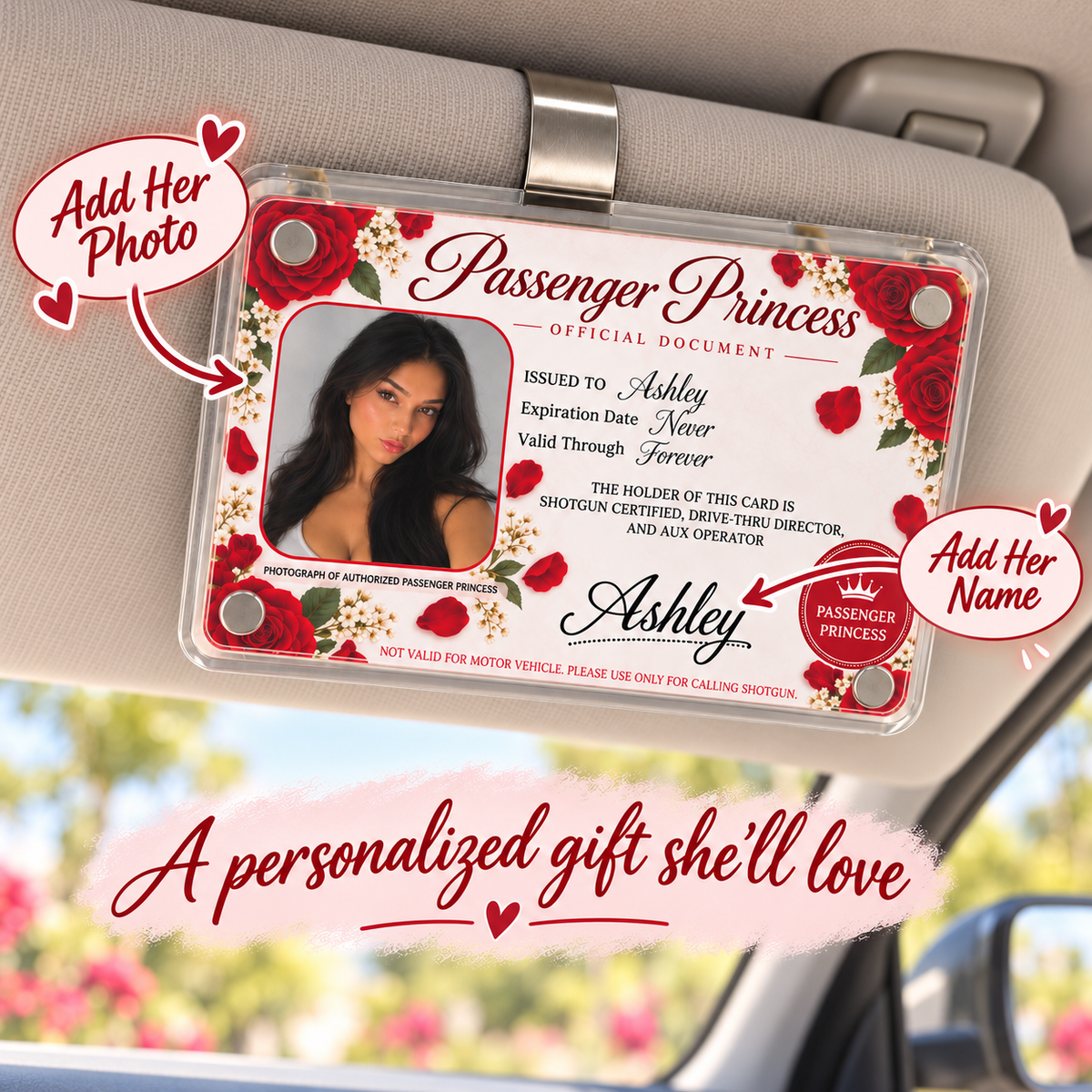 Personalized Passenger Princess Card
