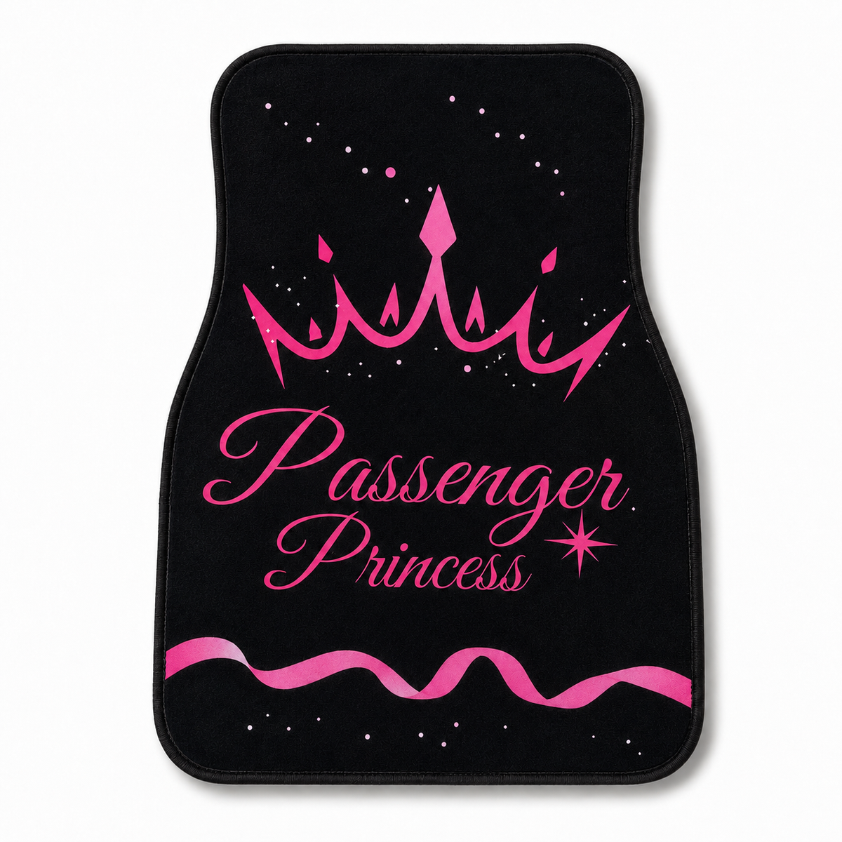 Passenger Princess Car Floor Mat & Sticker Bundle