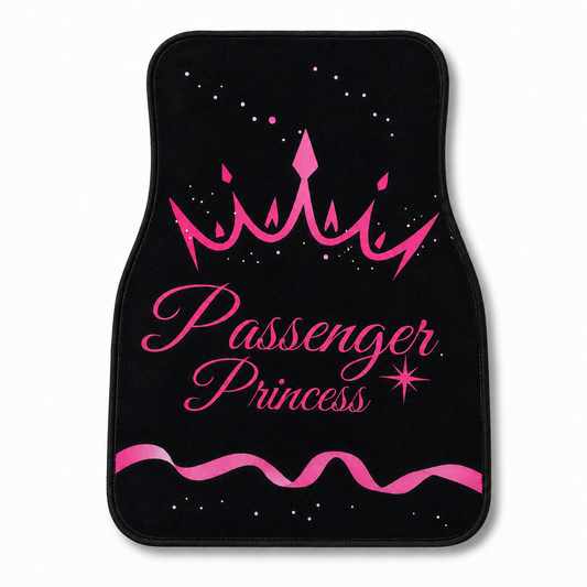 Passenger Princess Autofußmatten- und Aufkleber-Set